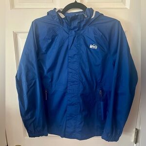 REI Kids Blue Rainer Raincoat - Size L